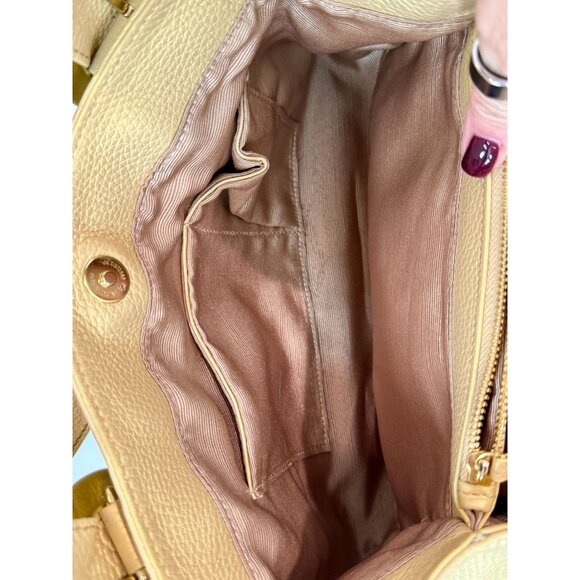 Sondra Roberts Gold Metallic Double strap Shoulder handbag - Picture 5 of 10